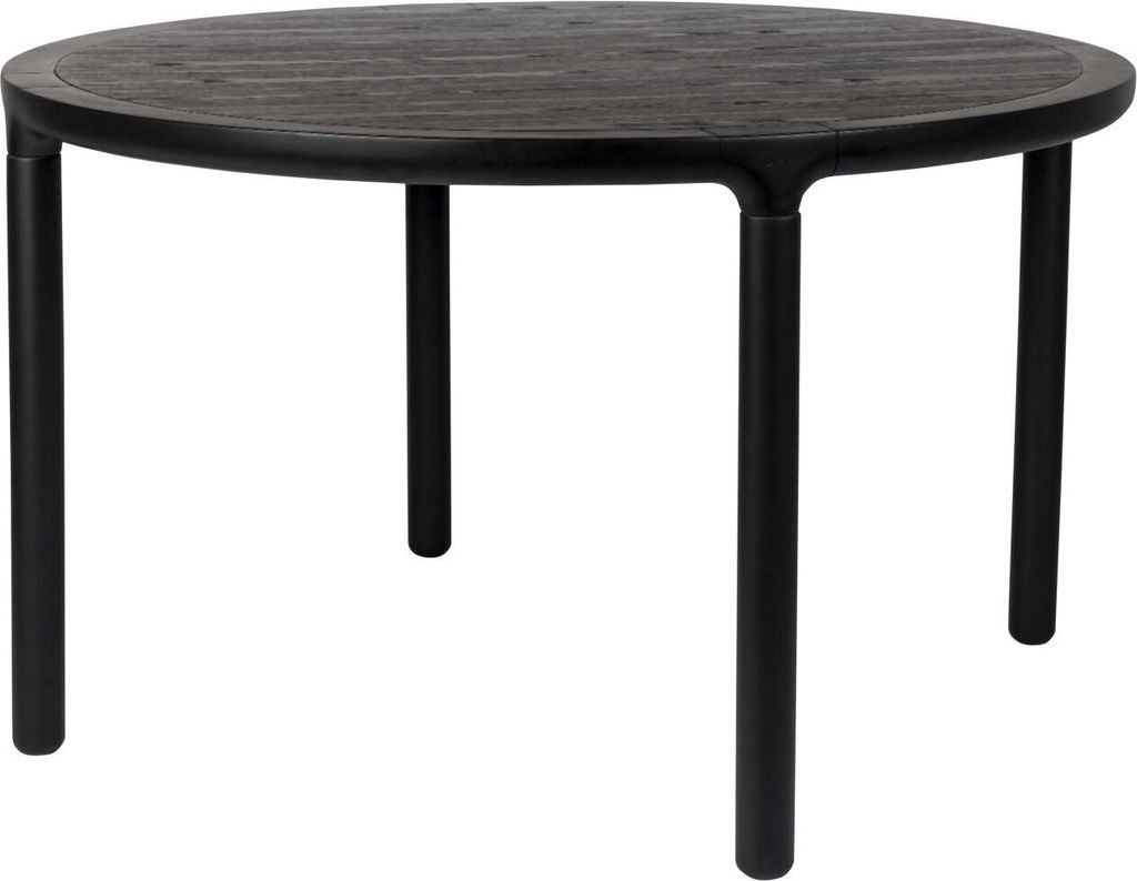 Design Esstisch STORM rund Ø 128 cm von Zuiver Schwarz lackiert