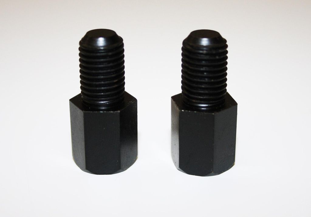 PROTECH Spiegeladapter (Linksgewinde) Spiegel & Blinker Schwarz - Universal