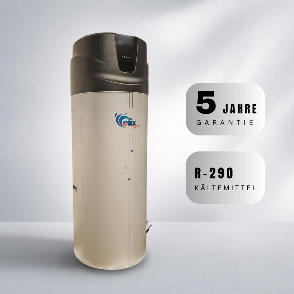 Warmwasserspeicher mit Wärmepumpe R290  Class A+ Produktbild 
