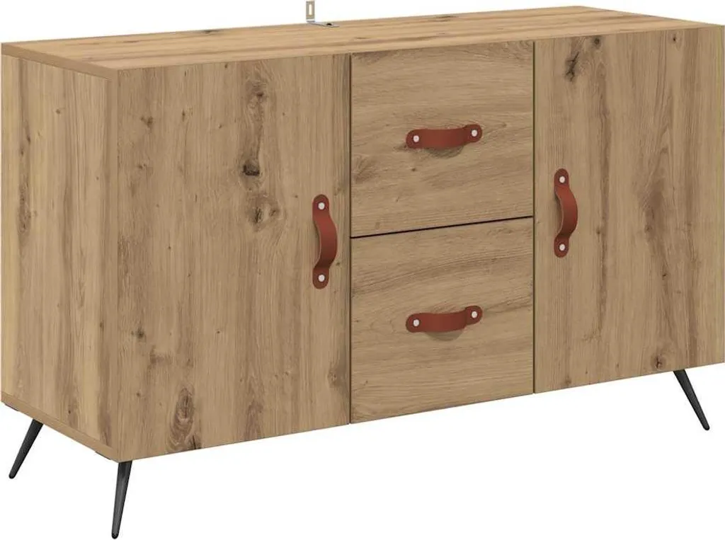 Credenza Industrial Rovere Artigianale 100cm | Mobile Soggiorno