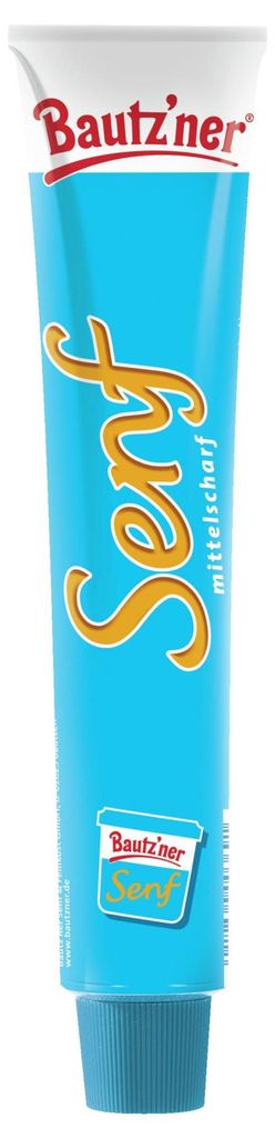 Bautzner Senf mittelscharf Tube - 100ml Produktbild 
