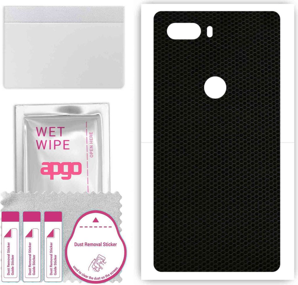apgo Rückseite Schutzfolie, Skin, kompatibel mit ZTE nubia Z18, Hinten Displayschutzfolie aus Vinylfolie, kratzfest, einfache Montage - Matrix