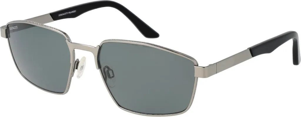 Lunettes de Soleil Hommes Serengeti Kean Gris avec Verres Minéraux SS597003