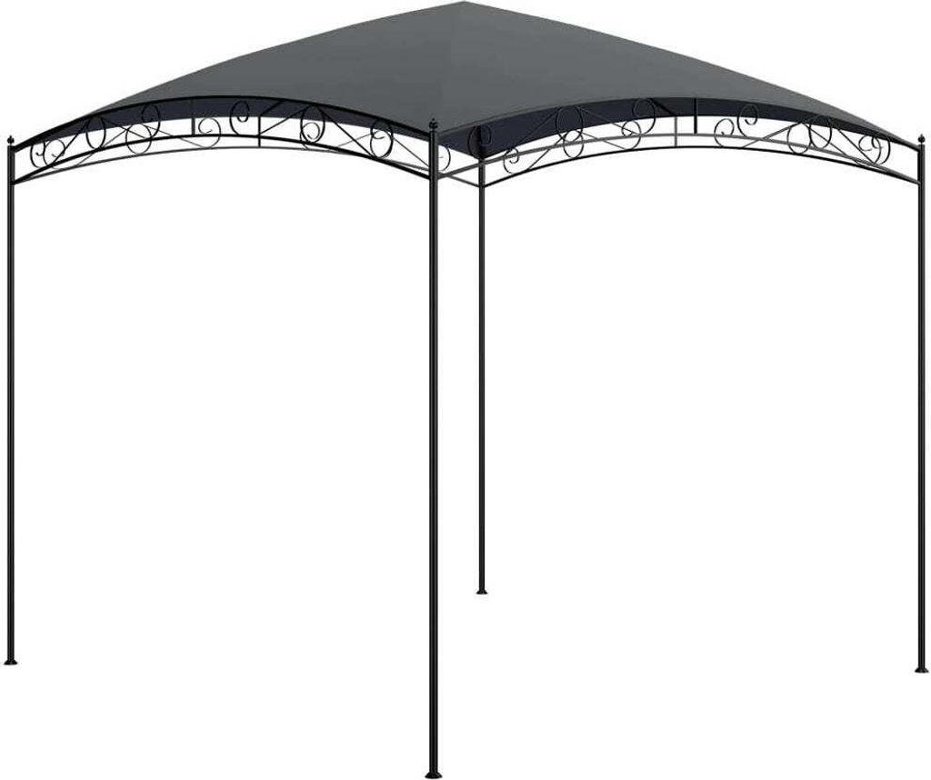Pavillon 3x3x2,65 m Anthrazit 180 g/m²