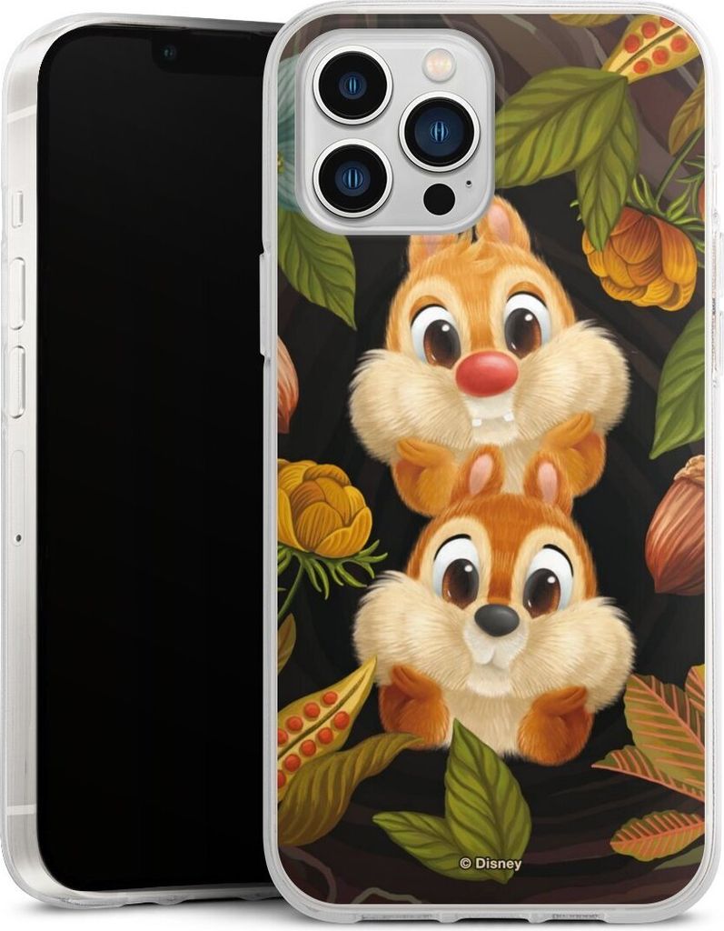 DeinDesign Handyhülle für Apple iPhone 13 Pro Max Silikon Hülle Case Smartphone Schutzhülle Disney Offizielles Lizenzprodukt Chip und Chap