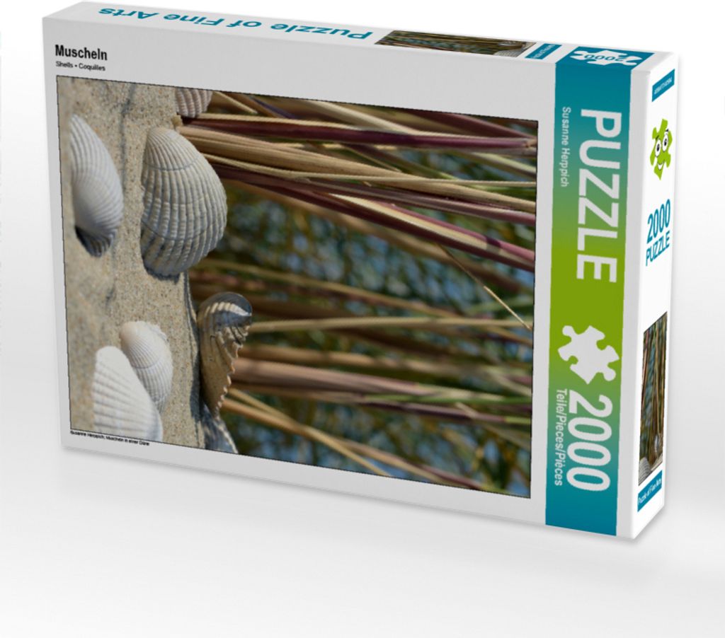 CALVENDO Puzzle Muscheln 2000 Teile Puzzle hoch | 2000 Teile Lege-Größe 90x67cm Foto-Puzzle für glückliche Stunden