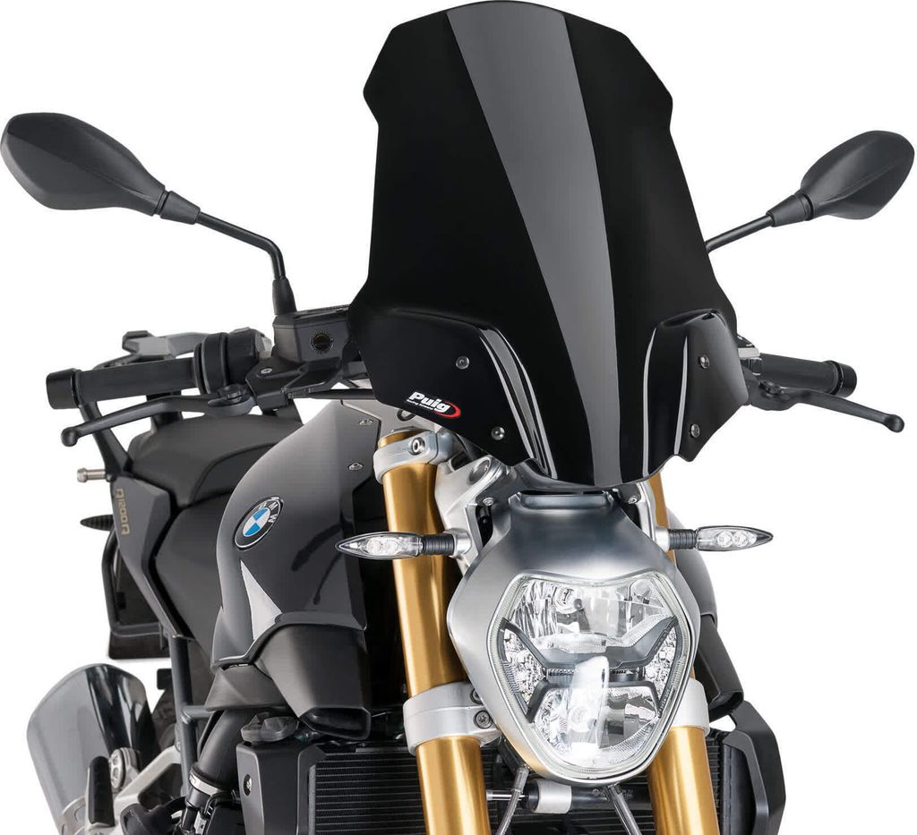 PUIG 8165N New Generation Touring passend fuer BMW R1200R Schwarz