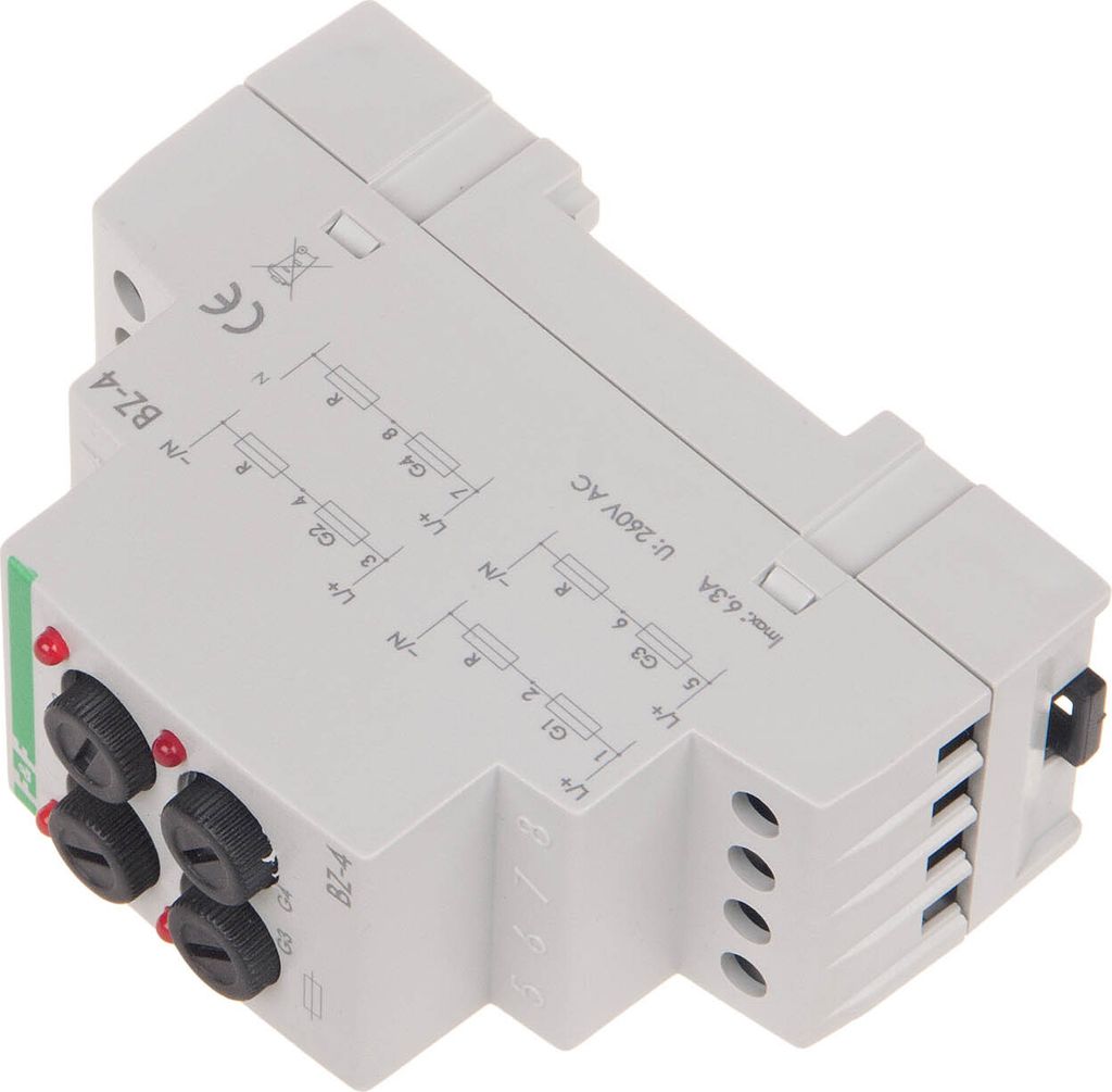 Pojistkový modul jistič / max. 250 V AC / DC 6,3 A BZ-4 F&F Obrázek produktu 