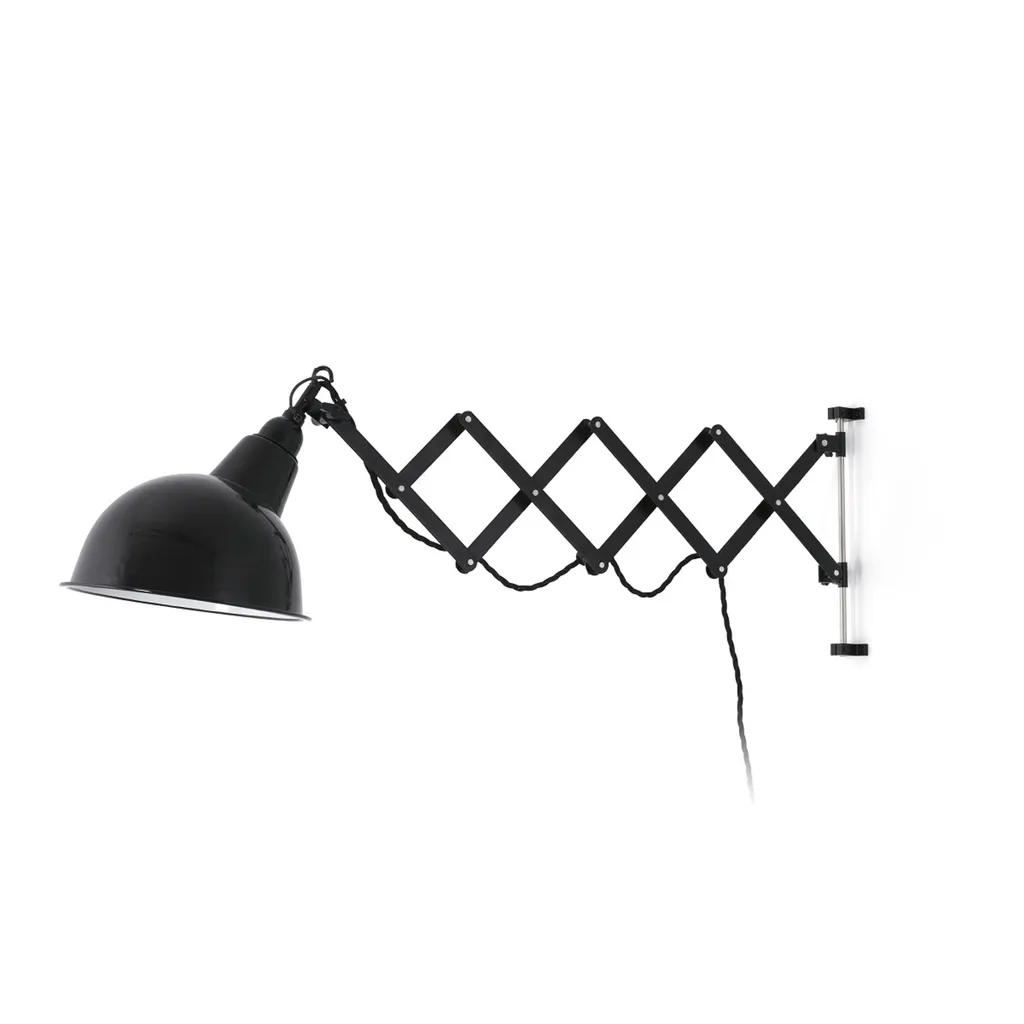 Applique de chevet noire Ras 1-Licht - Idéale pour lecture en chambre