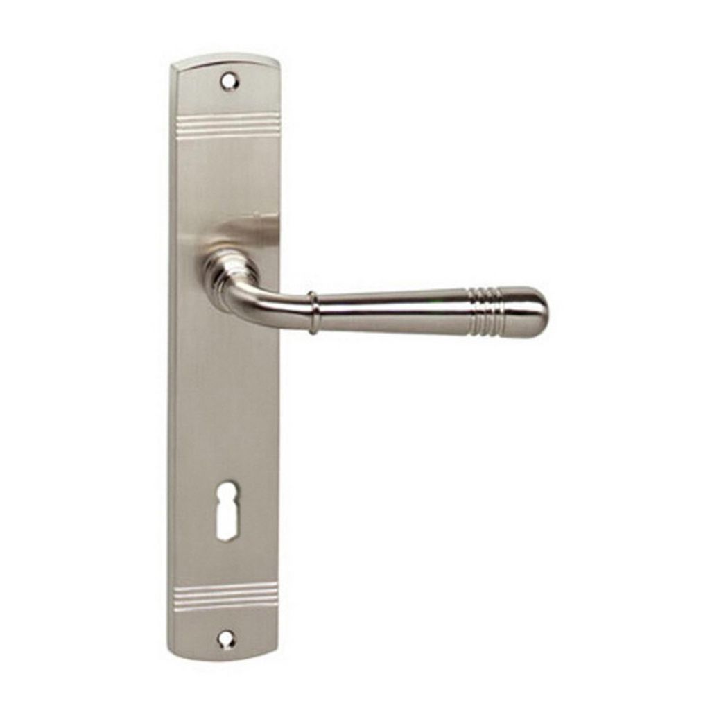 Langschildgarnitur Intersteel Helena BB 72 mm nickel Produktbild 