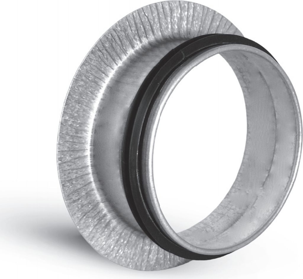 Bundkragen Wickelfalzrohr Gummidichtung Wandflansch Flansch Anschluss Verbinder Ø 200 mm