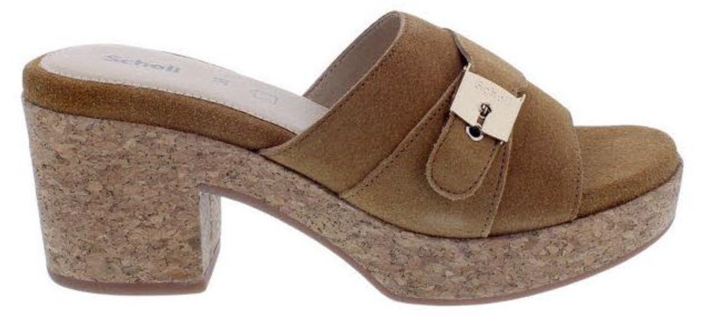 Scholl Ophelia Cognac Suede – Veloursleder 38