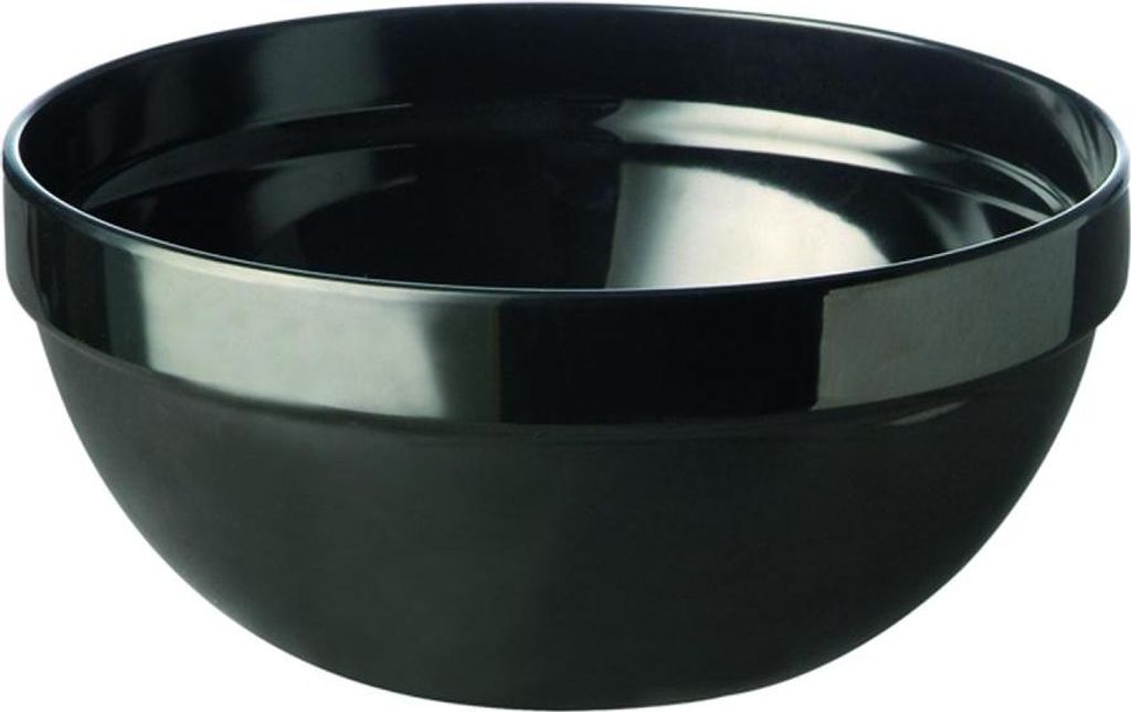 APS 79027 Schale FRIENDLY, aus recyceltem Kunststoff (PET), Ø 20 cm, Höhe 9 cm, 1,8 Liter, schwarz