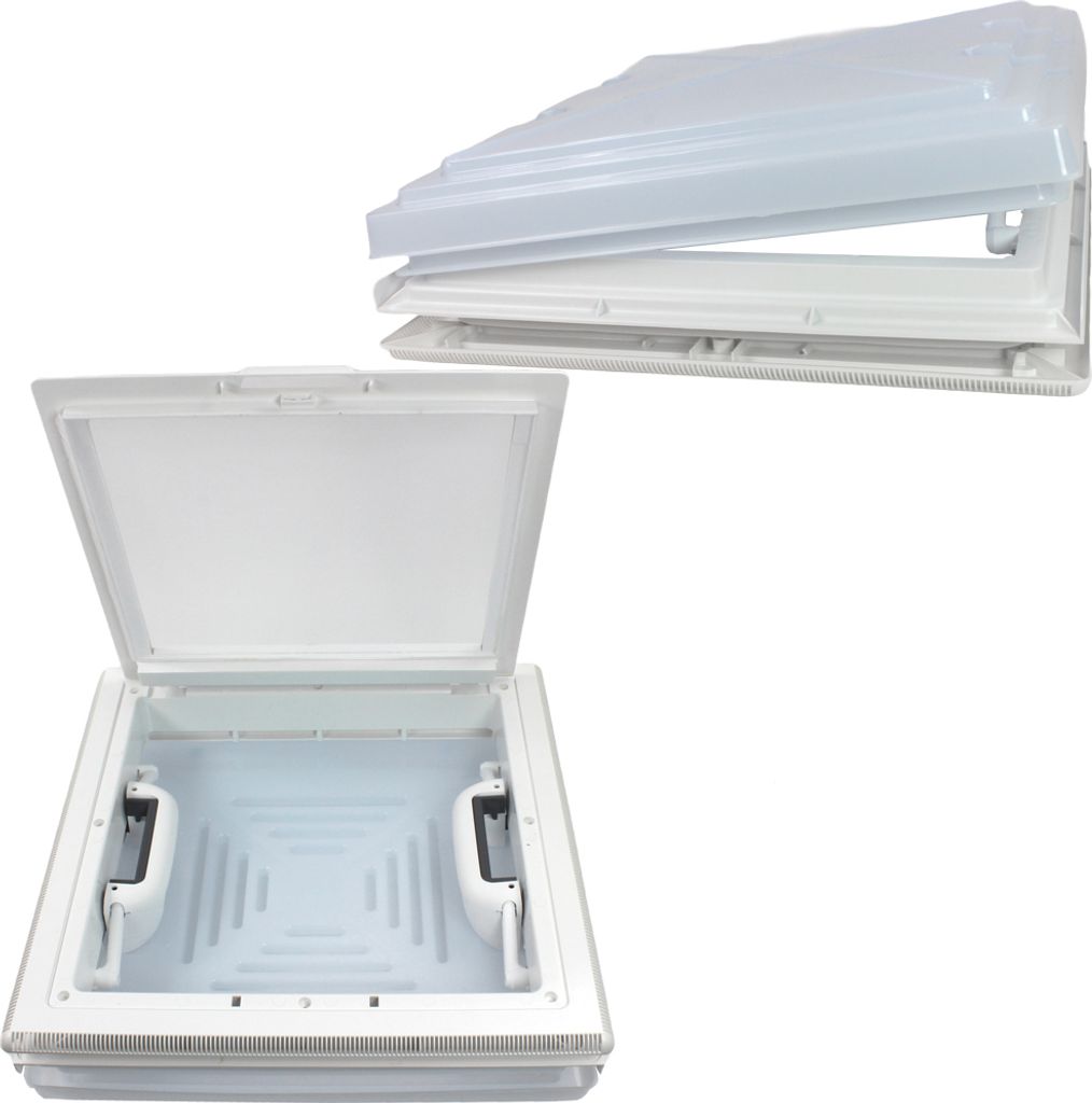 MPK 42 Dachluke Dachfenster Dachhaube 40 x 40 cm Wohnwagen Wohnmobil Caravan signalweiß