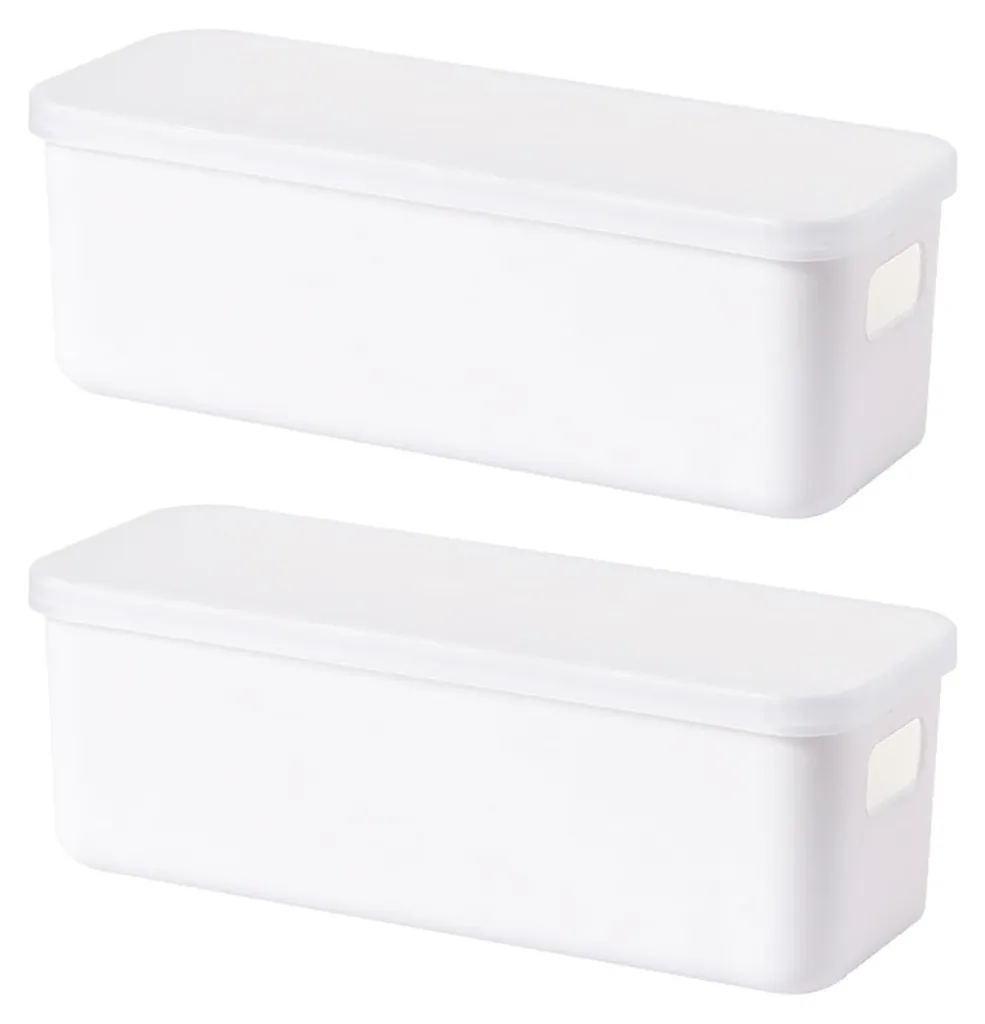 Boîtes de rangement multifonctionnelles empilables pour toute la maison