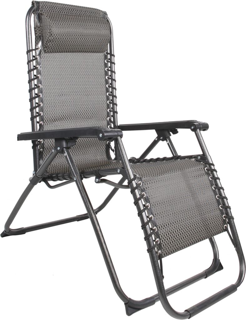 Comfort Relaxsessel Relaxstuhl klappbar & verstellbar für Garten Camping Balkon & Terrasse