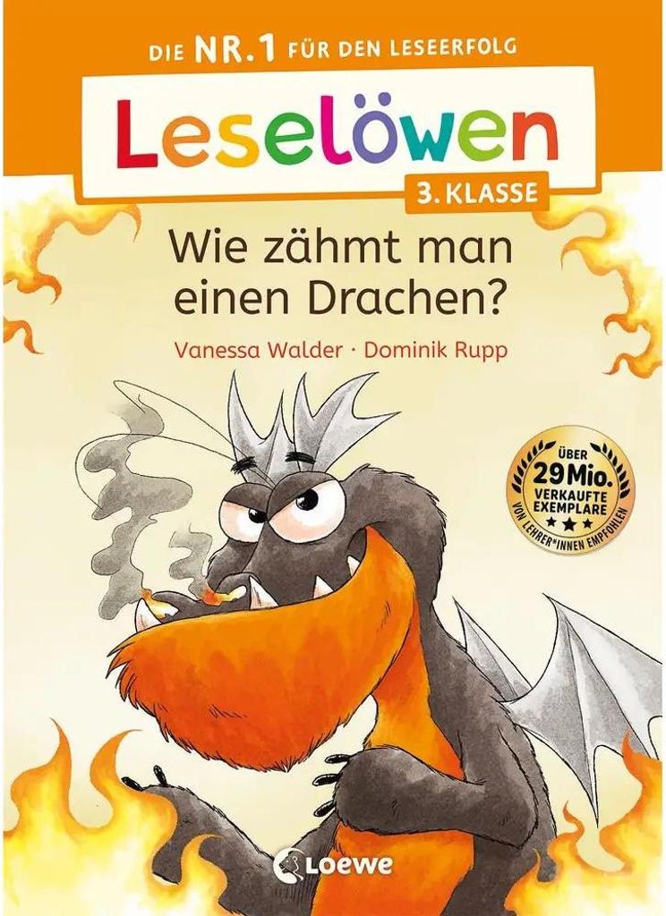 Leselöwen 3. Klasse - Wie zähmt man einen Drachen? Zdjęcie produktu 