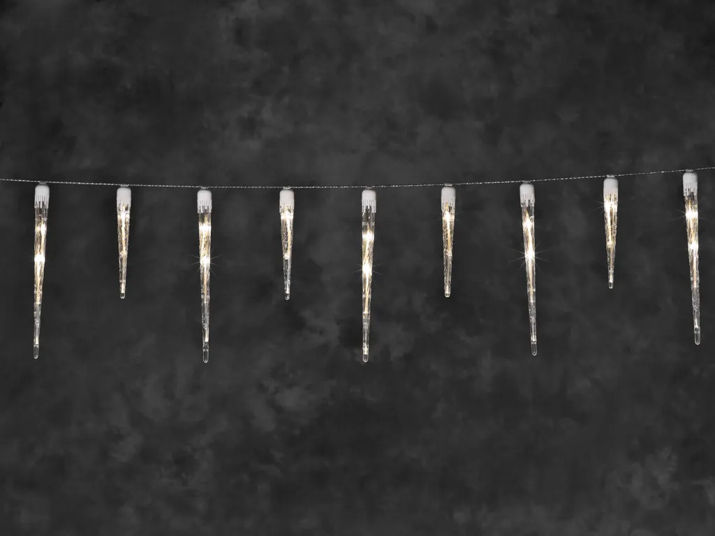 Guirlande Led 24 lampes blanc chaud 13,75M effet Zapf haute luminosité