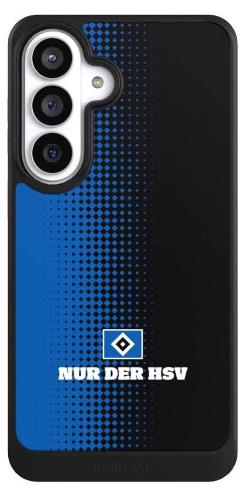 NIVOCASE Hülle für Samsung Galaxy S26+ Handyhülle NIVOcore Case Schwarz HSV Logo Offizielles Lizenzprodukt