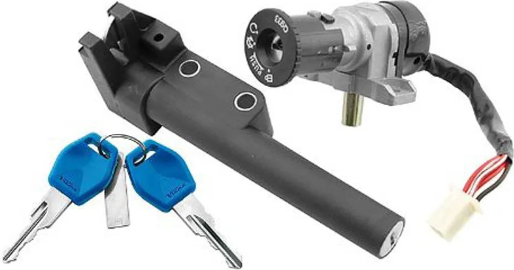 Kit Serrure et Contacteur V PARTS Keeway ARN avec Jeu de 2 Clés Offert