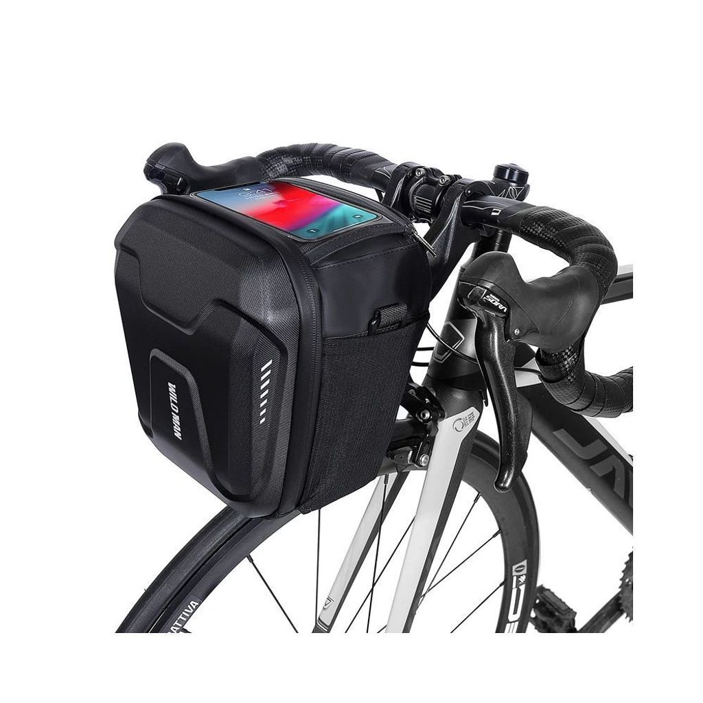 WILDMAN GS9 Fahrrad-Lenkertasche 3 l Schwarz
