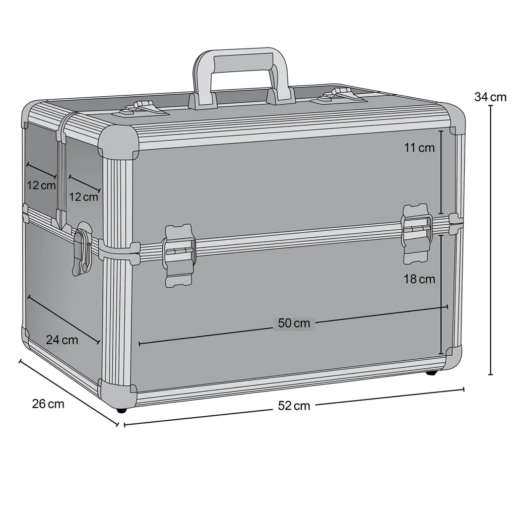 Mallette Photo de Transport avec Compartiments Modulables et Robuste - 12