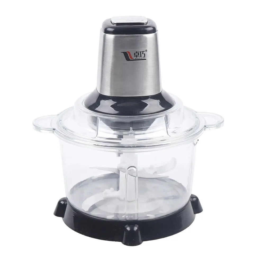 Broyeur de cuisine électrique 300W avec bol transparent grande capacité 5L