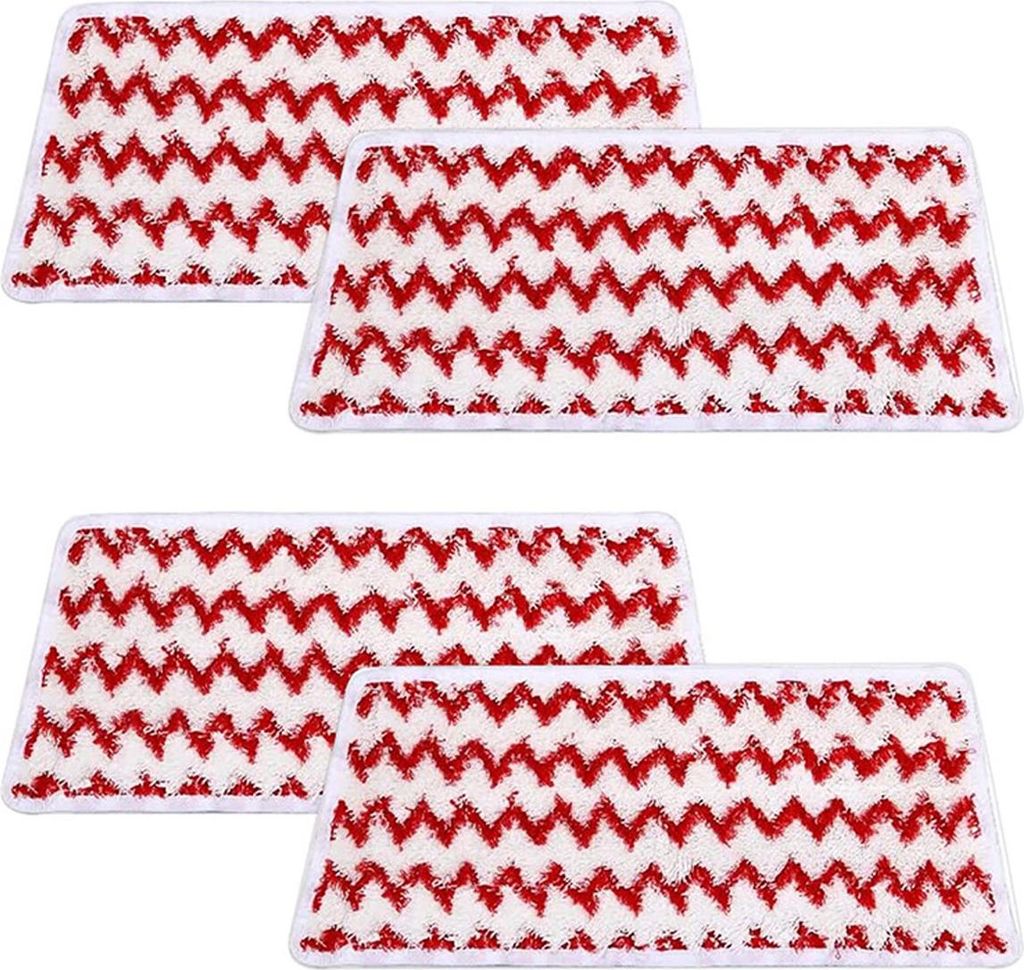 4pcs Wiederverwendbar Ersatzbezüge in Mikrofaser kompatibel mit Vileda Steam XXL Power Pad Dampfreiniger Steam bezug für Vileda XXL Power Pad Dam...