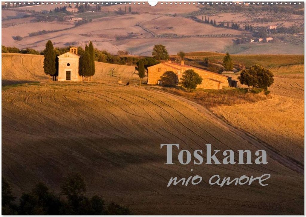 Toskana - mio amore (Wandkalender 2026 DIN A2 quer), CALVENDO Monatskalender