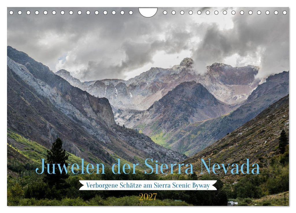 Juwelen der Sierra Nevada (Wandkalender 2027 DIN A4 quer), CALVENDO Monatskalender