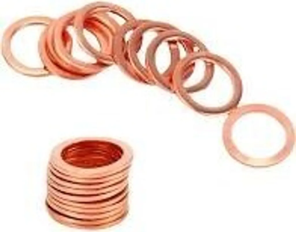 Kit 50 Joints Cuivre pour Vidange Bofix 6x10x1 mm - Étanchéité Garantie