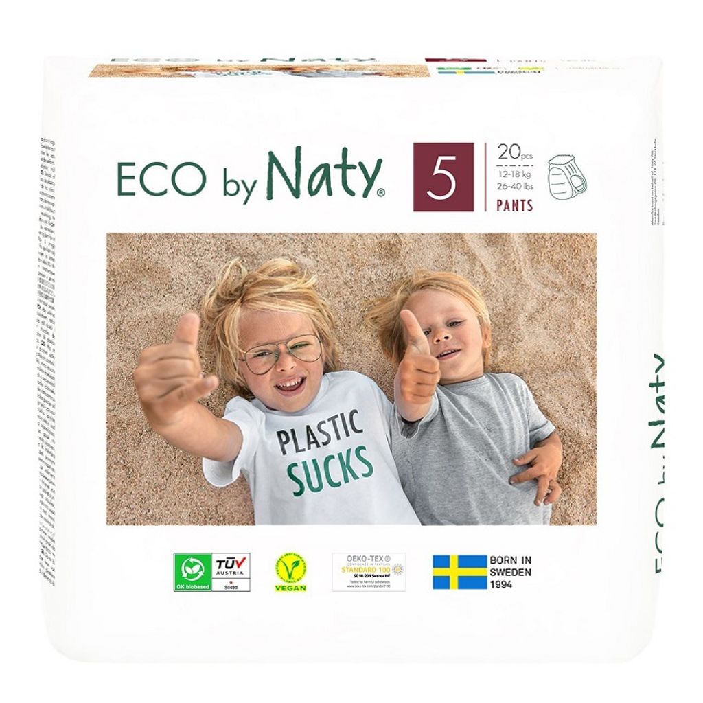 Eco by Naty, Ekologiczne pieluszki, rozmiar 5, waga Obrázok produktu 