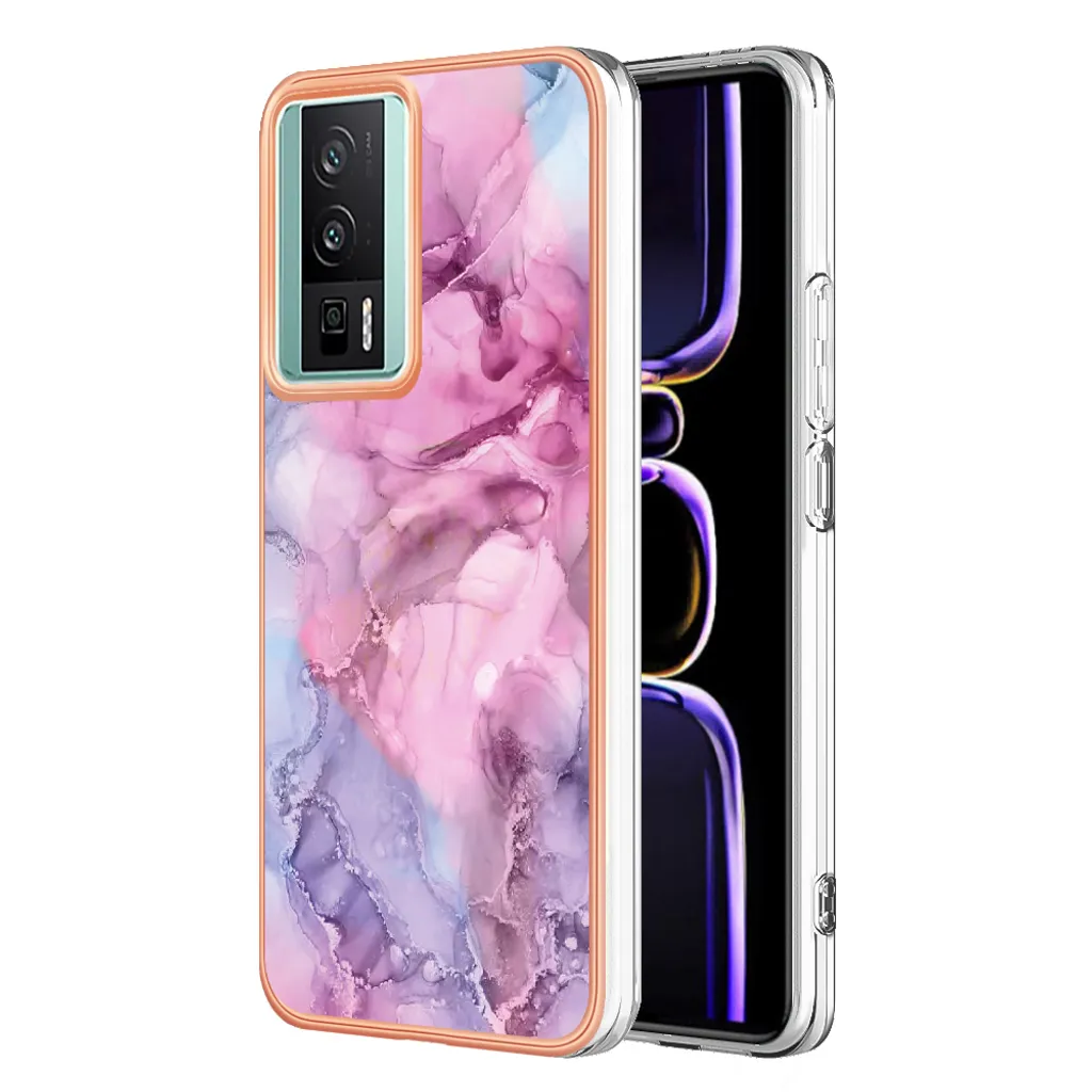 Cover Rosa Fantasia per Poco F5 Pro: Silicone Morbido e Antiurto