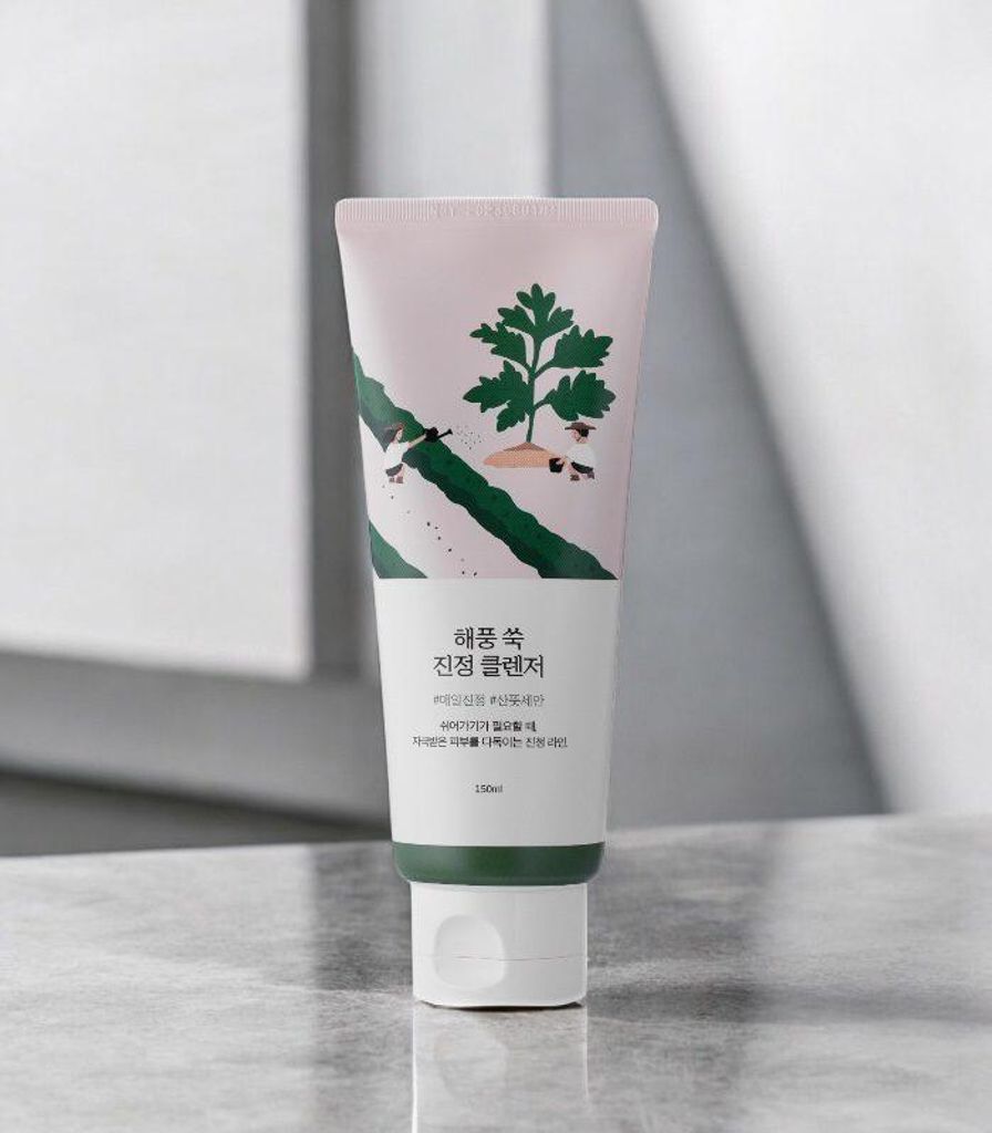 Round Lab - Mugwort Calming Cleanser - Hydratační a Obrázek produktu 