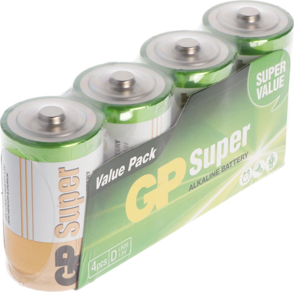 C Baby Batterie GP Alkaline Super 1,5V 4 Stück
