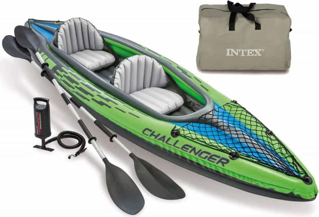 INTEX Aufblasbares Kajak Challenger K2 351x76x38 cm 68306NP