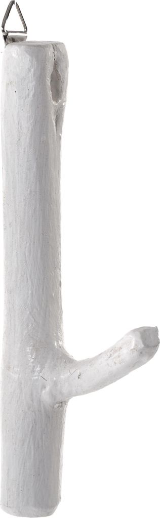GARDEROBENHAKEN LIMB | Teakholz ca. 15cm(H) Garderobenhaken aus Ästen | Farbe: 06 weiß-landhaus