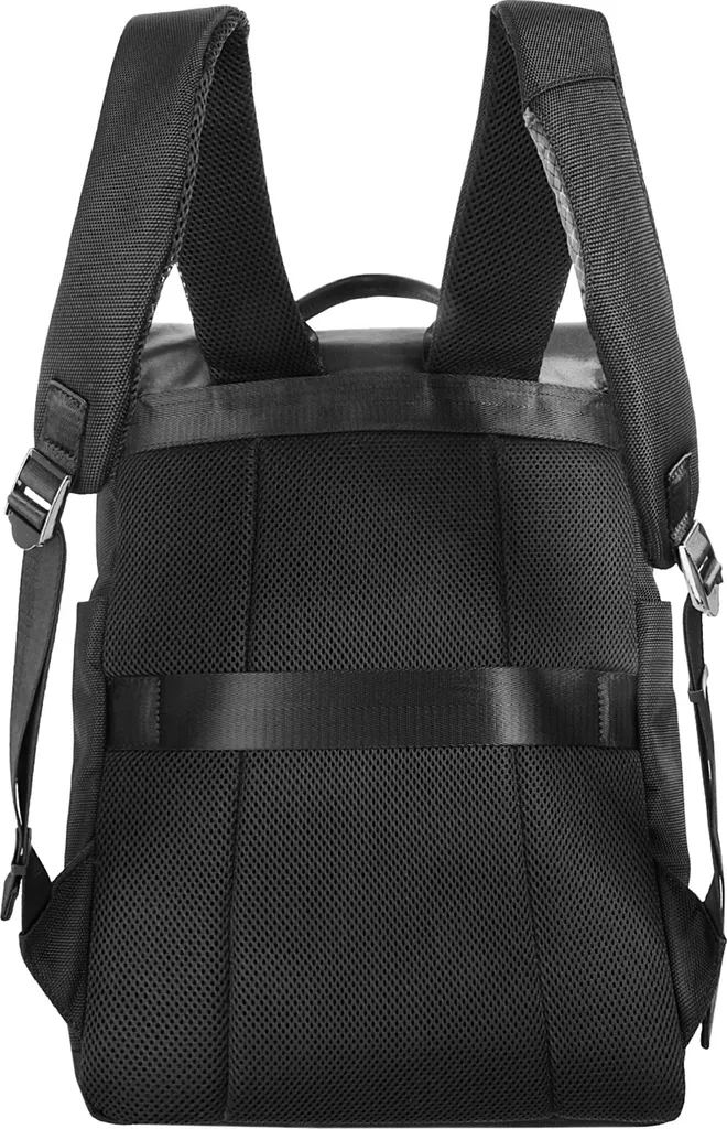 Backpack Bugatti Nero - Zaino Leggero e Robusto per Uomo e Donna - 15