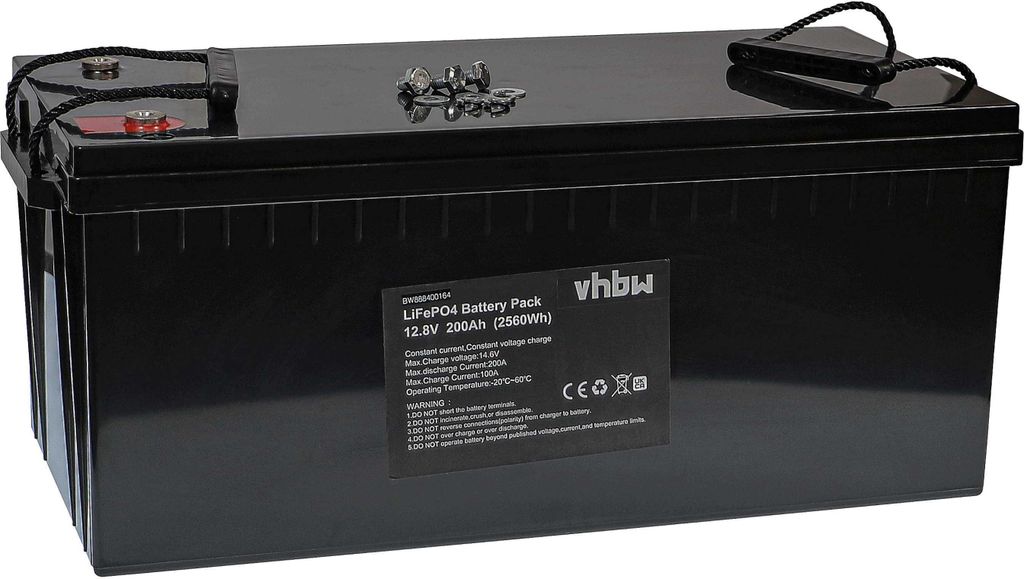 vhbw Akku Bordbatterie für Wohnwagen, Boot, Camping, Produktbild 