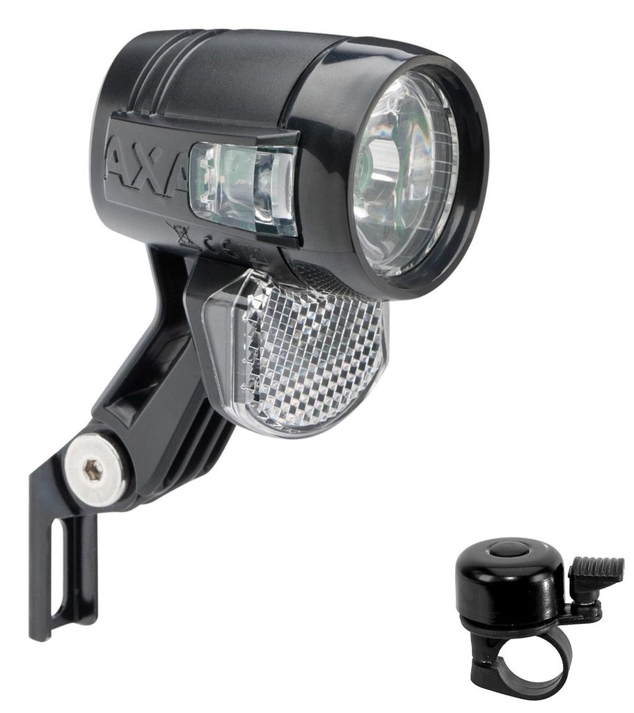 AXA Blueline 50 e-bike koplamp, 6-12V, 50 lux, inclusief Productafbeelding 