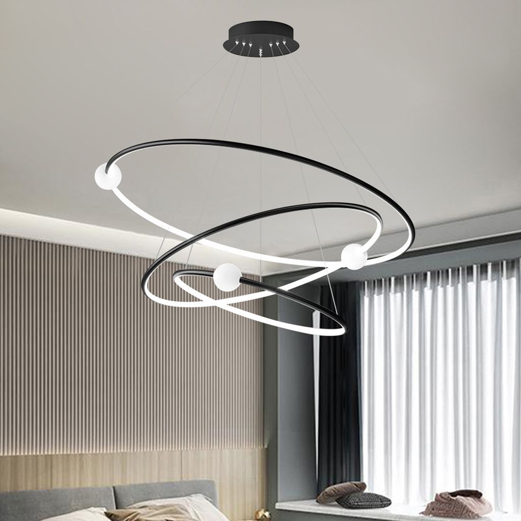LED Pendelleuchten, Esszimmer Pendellampe,Kreative 3 Ringe Produktbild 4