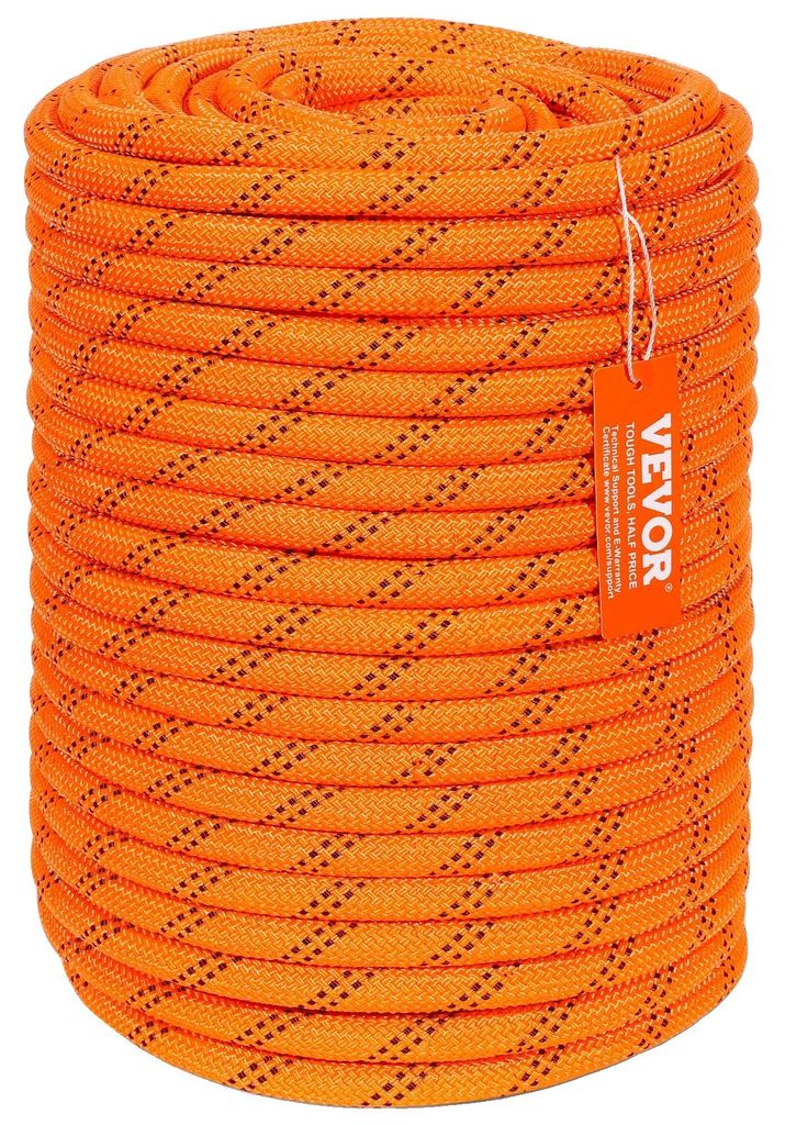 VEVOR, cuerda de poliéster trenzada doble, 1,27 cm x 67,7 Imagen del producto 