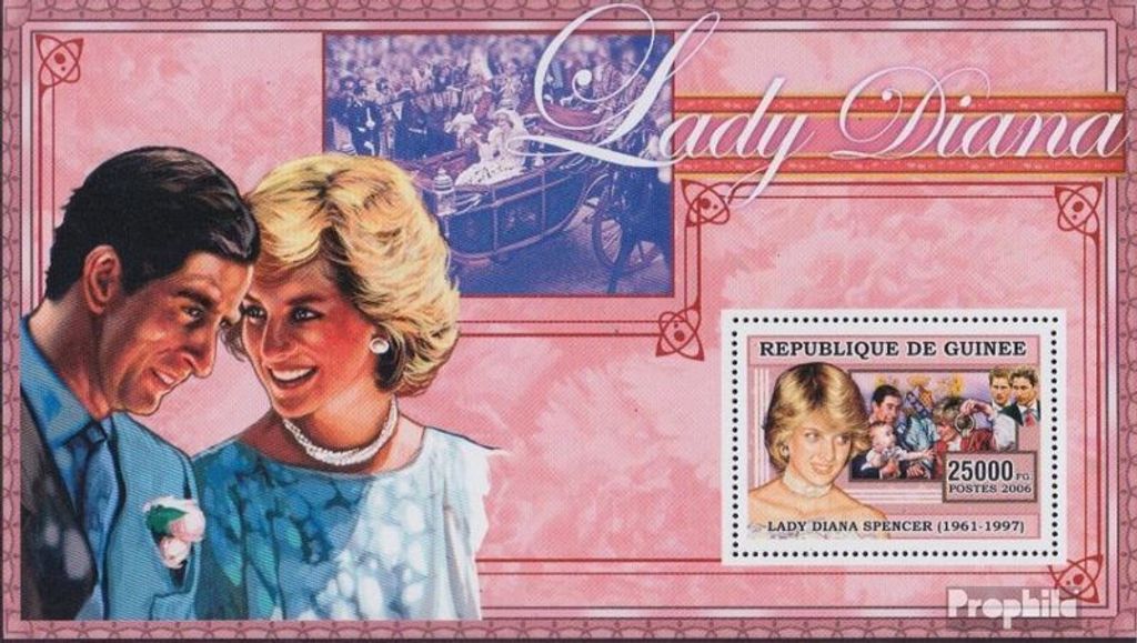 Briefmarken Guinea 2006 Mi Block 1011 (kompl. Ausgabe) Produktbild 