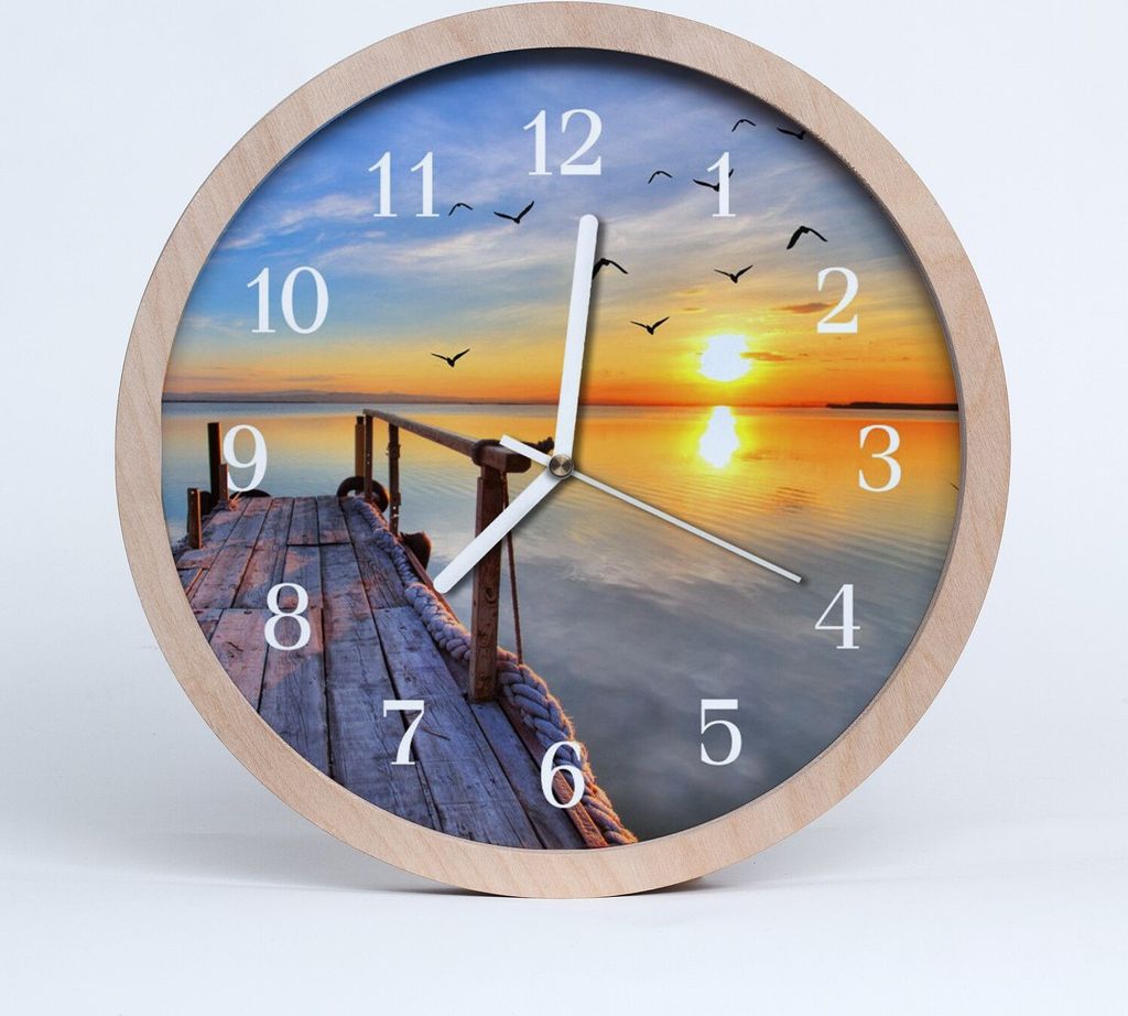 Holzuhr 20fi cm wanduhr - Pier Architektur