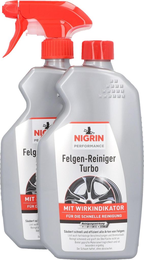 NIGRIN Felgen-Reiniger Performance Turbo 2x 500ml (1er Produktbild 