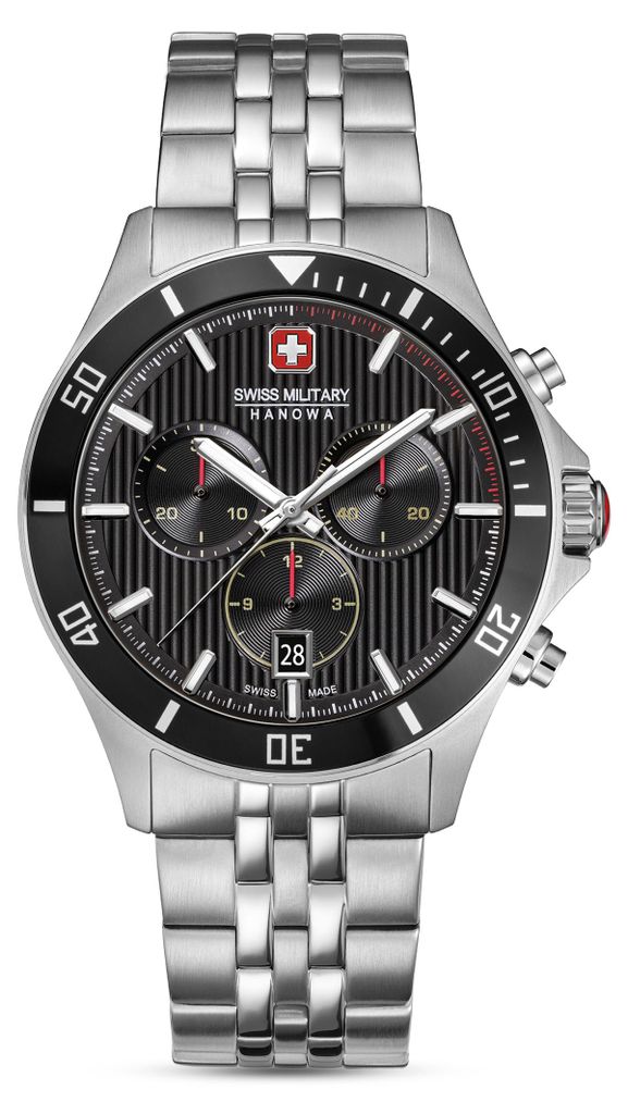 Uhr Swiss Military Hanowa Herren Silber SMH-SMWGI0007601 Produktbild 