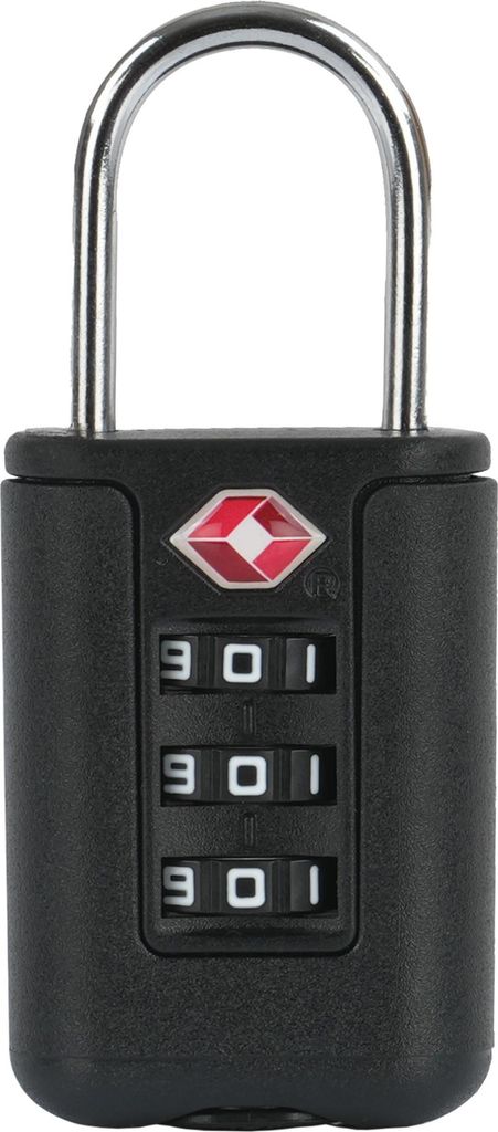 Zelsius TSA Zahlenschloss 3-stellig, ABS Schloss mit Zahlencode, Kofferschloss, Waffenkofferschloss