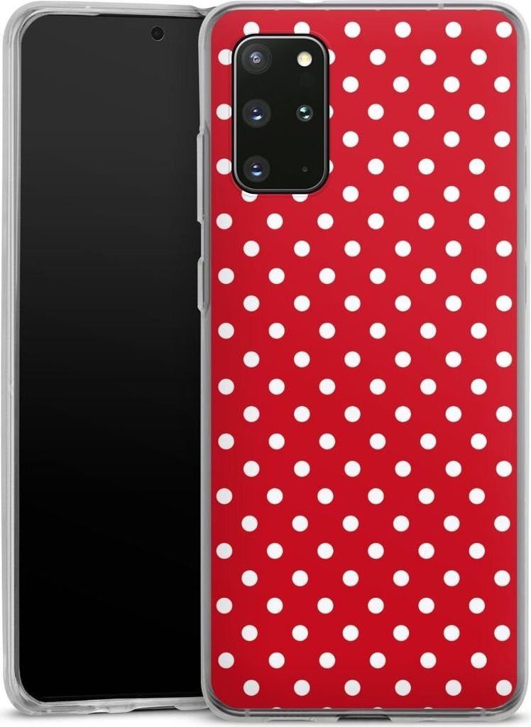 DeinDesign Handyhülle für Samsung Galaxy S20 Plus 5G Silikon Hülle Case Smartphone Schutzhülle Polka Dots Punkte Retro