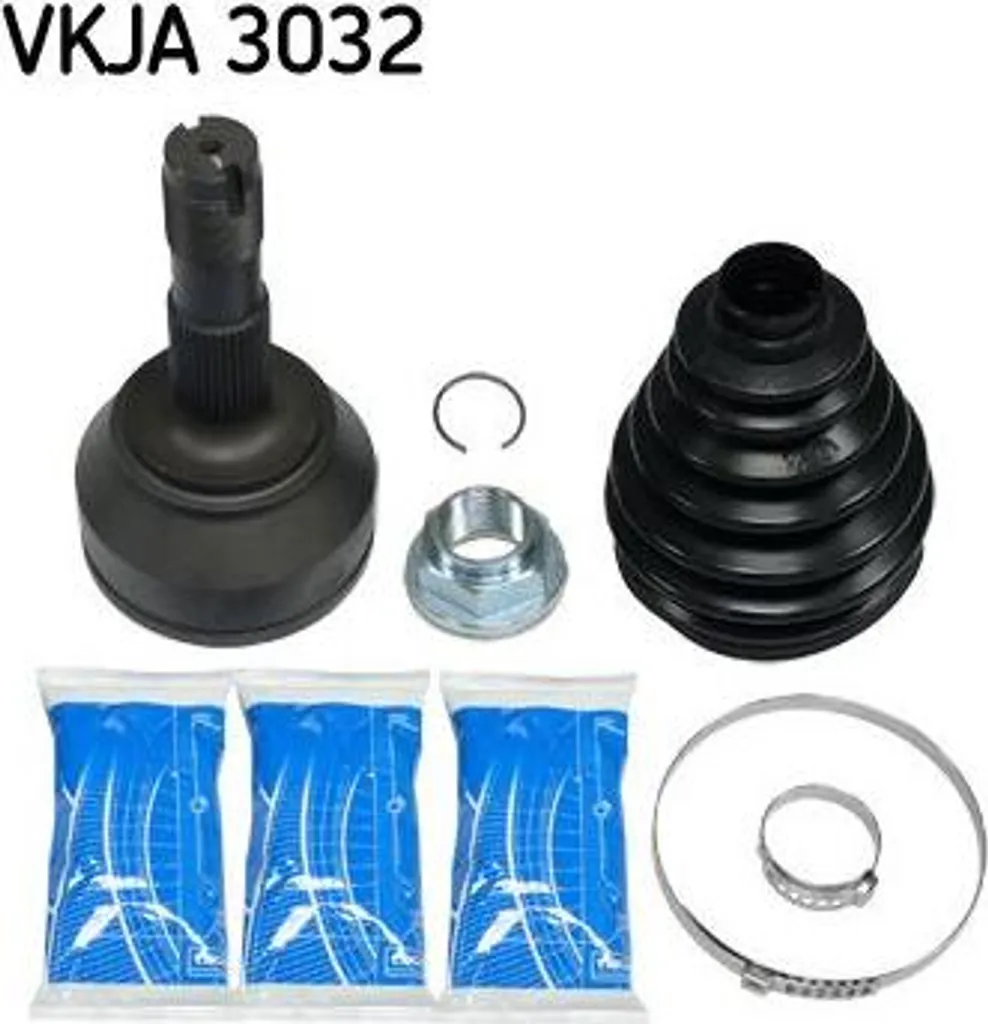 Remplacement arbre d'entraînement avec le kit SKF VKJA3032 OE Boxer