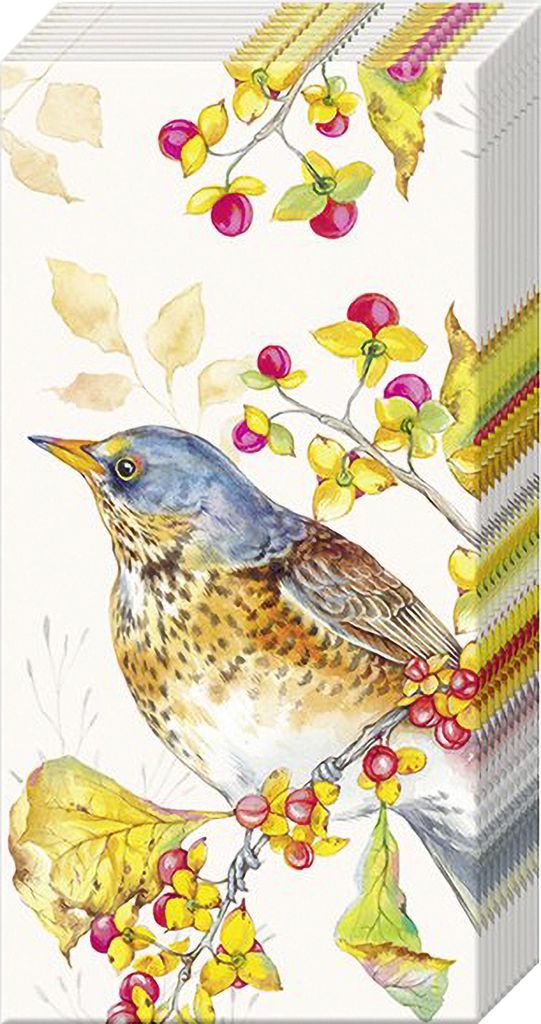 Papiertaschentücher "Autumn Birds" Produktbild 